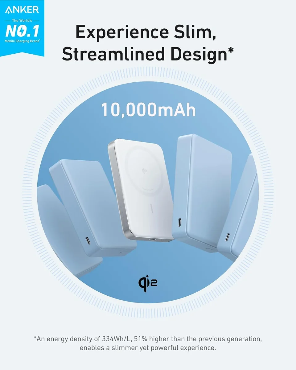 MagGo Ultra-Slim Power Bank (10,000mAh)