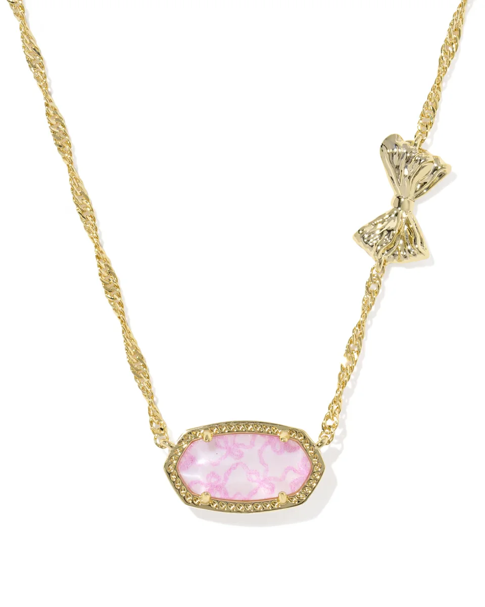 Kendra Scott x LoveShackFancy Bow Elisa Necklace