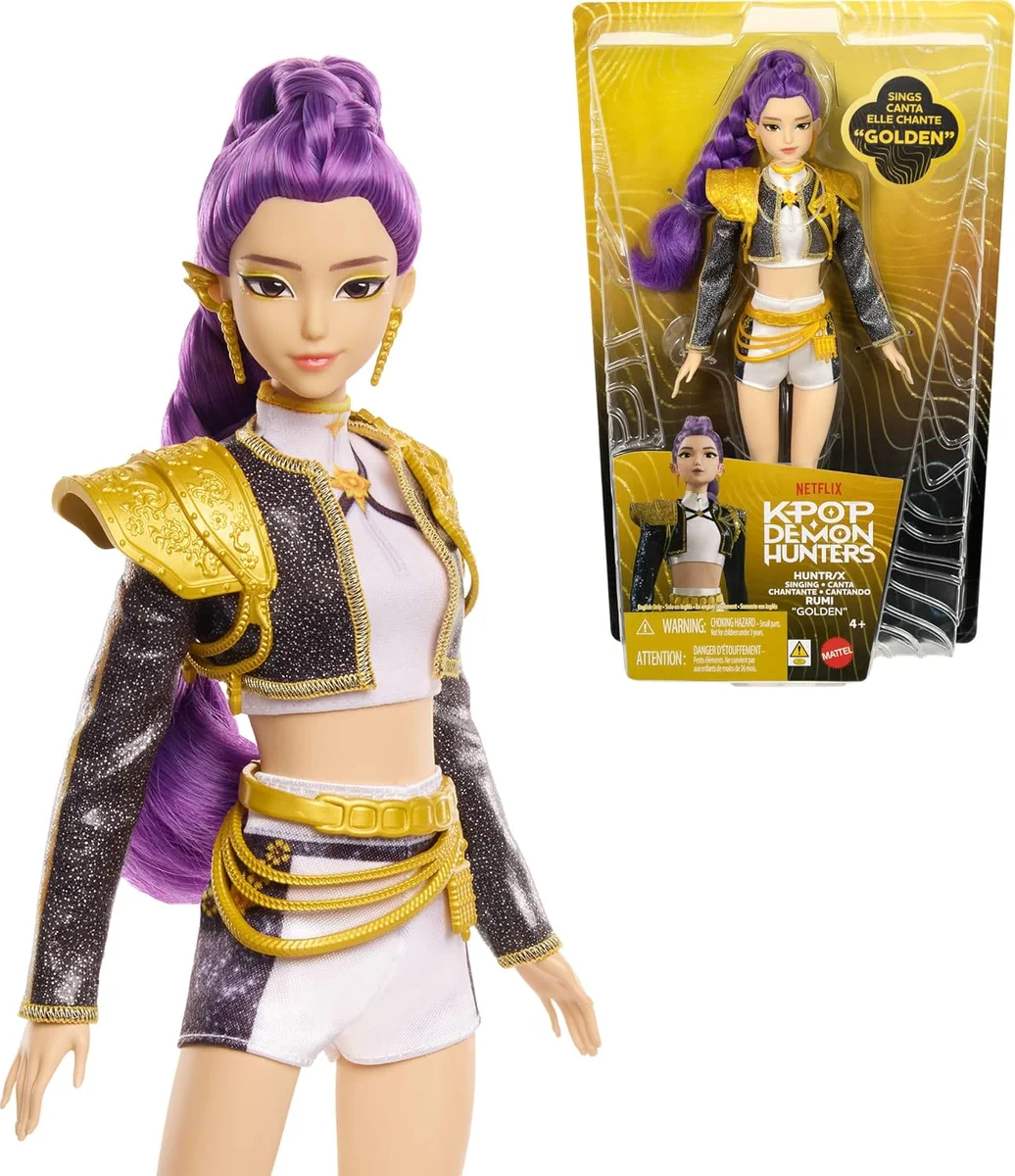 Kpop Demon Hunters Rumi "Golden" Singing Doll