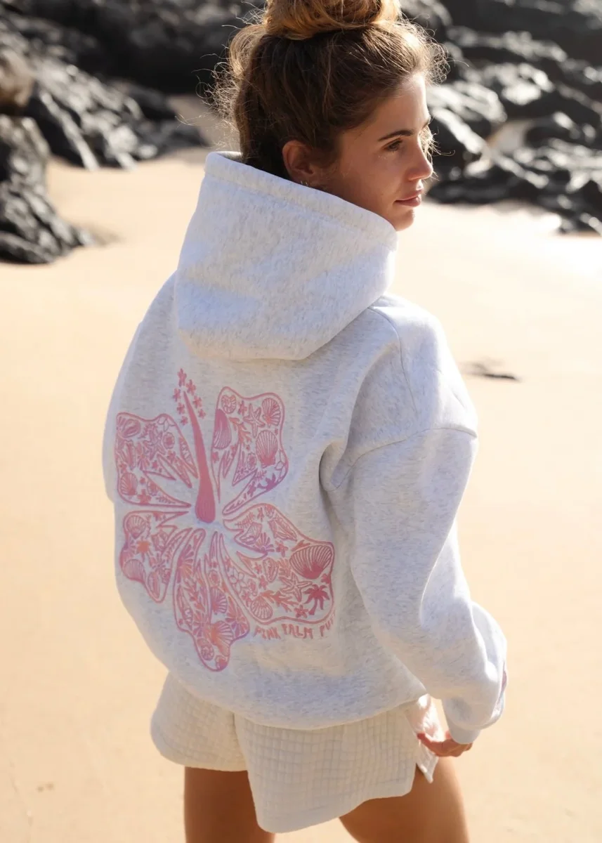 "Hawaii Hibiscus" Oversized Hoodie