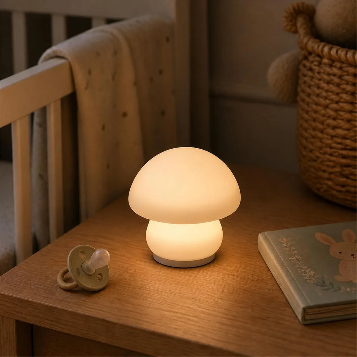 Rechargeable Color-Changing Mushroom Lamp